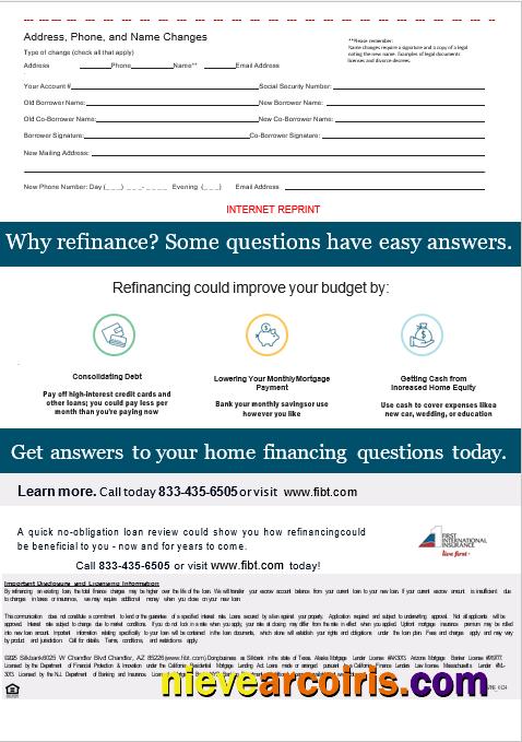 USA First International Bank & Trust bank mortgage statement, 3 pages 3